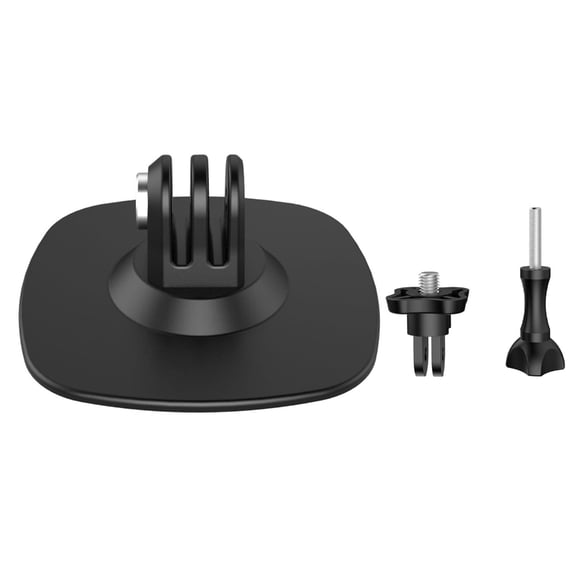 Flexible Adhesive Mount For Action Cameras Secure Installation On Flat Curved Surfaces 180 Degree Adjustable Tilts Aluminum Alloy