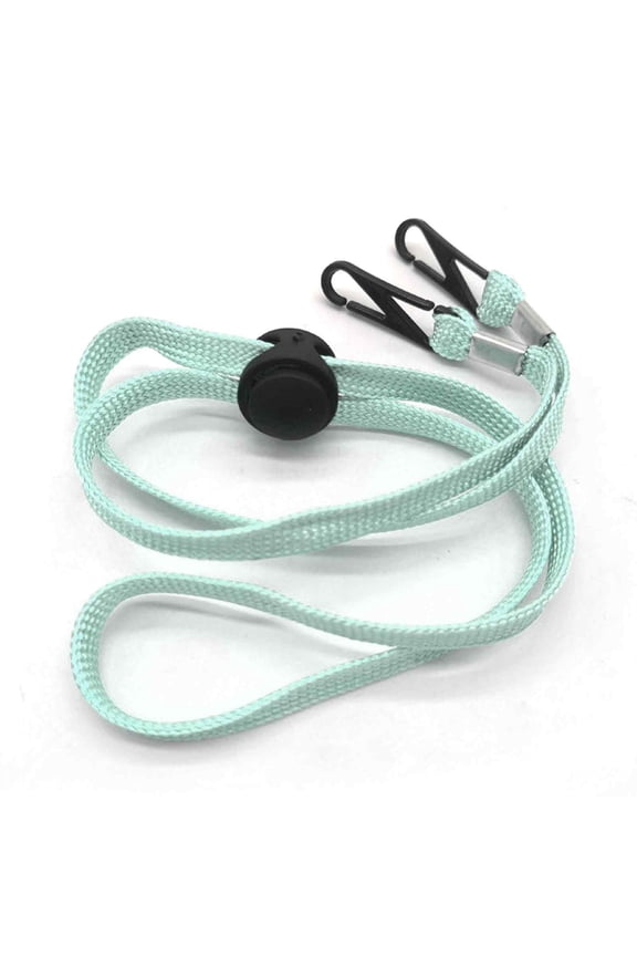 Flexible Adjustable Hat Strap Removable Windproof Hat Chin Cord Anti Lost Strap With Clipslight Green