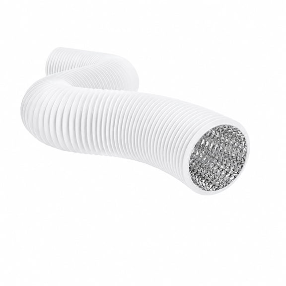 Flexible Air Duct Hose 10FT PVC Aluminum Vent Hose for Dryer HVAC Grow Tent Bathroom Exhaust Ventilation