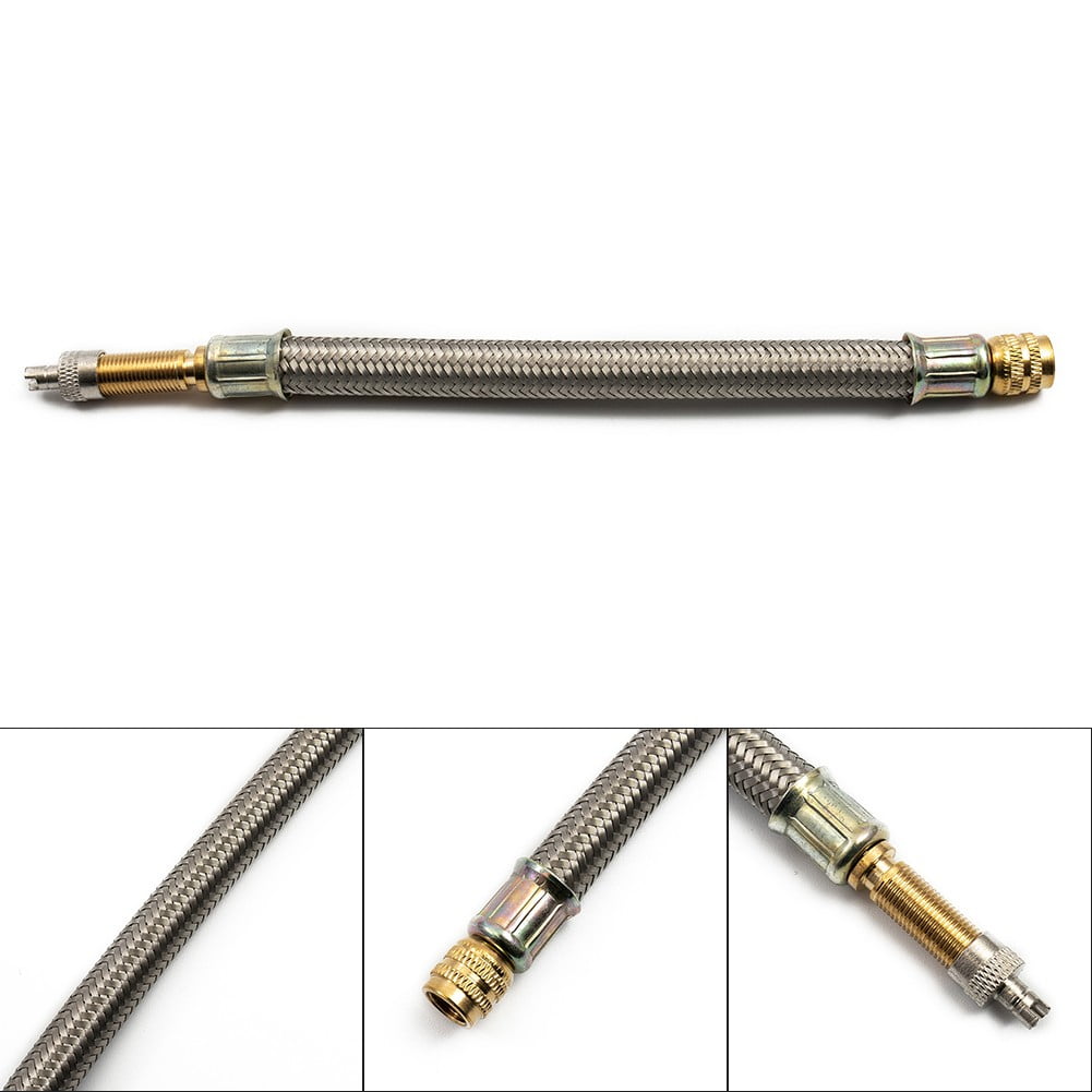 Flexible Air Tyre Valve Extension Adaptor Motorcycle Auto Car Tire Stem