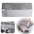 thumbnail image 1 of Flexible Angle Arc Scriber Tool, 90 Degree Marking Ruler for Pipe and Square Tube Layout, Stainless Steel Measuring Tool for Woodworking Metalworking, Carpenter Pipefitter Precision Marking Tool, A, 1 of 4