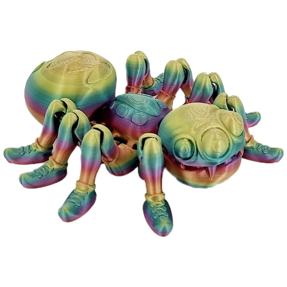 Flexible Articulated Fidget Toys Rainbow, Spider