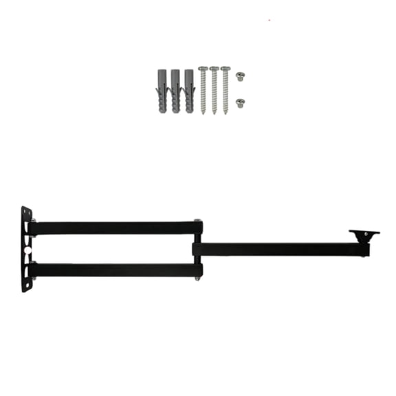 Flexible Articulating Projector Camera Mount Featuring Foldable Extension Arms 90 Degree Vertical Adjustment Metal