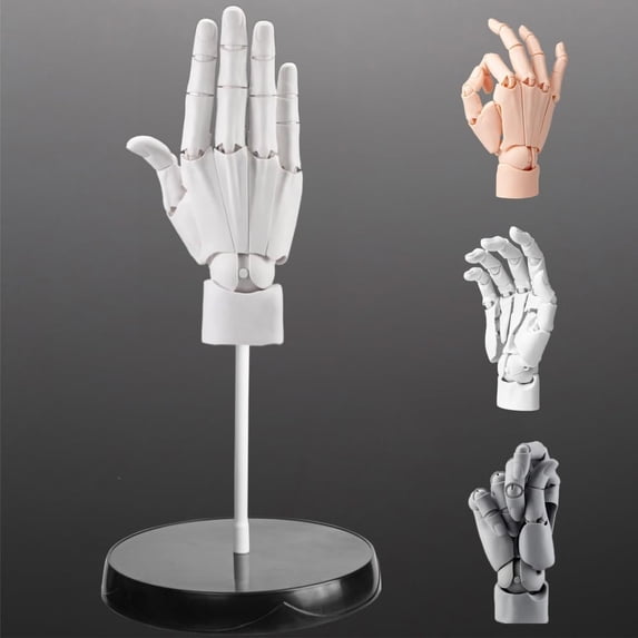 Flexible Artists Hand Model, Adjustable Hand Model for Drawing, Lively ...