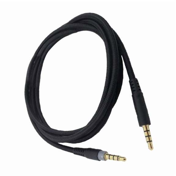 Flexible Aux Cable 3.5mm Wire for Cloud Gamings Headsets Cable with/Without Control for Headsets Enjoy Gamings