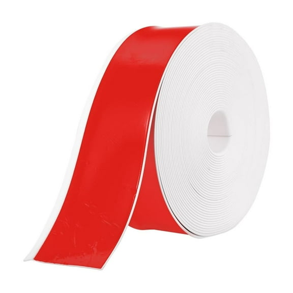 Flexible Baseboard Molding Trim, Self-Adhesive Vinyl Cove Base, 4in x 60ft Peel and Stick Rubber Wall Moulding(White)