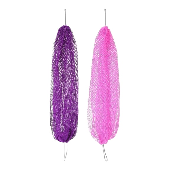 Flexible Bath Scourer Net Back Scourer For Adults Soft Keratin Expunger Easy To Clean Dynamic Dyes Available