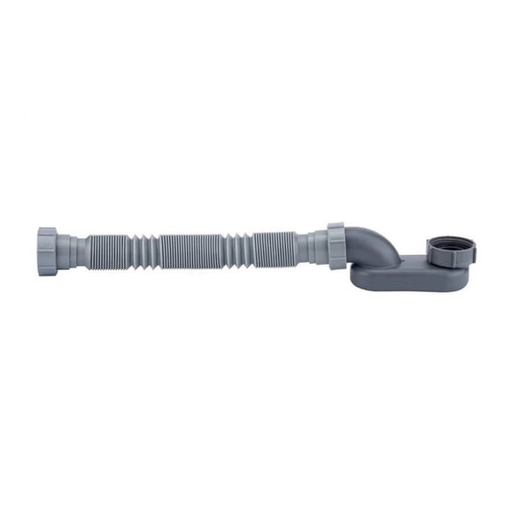Flexible Bathtub Drain Pipe Easy Installation Trap Space Saving ABS Drain Pipe Bathroom Drain Replacement Simple to Use