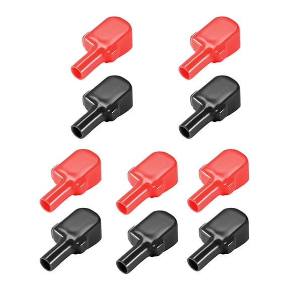 Flexible Battery Terminal Insulating Rubber Protector Cover for 12mm Cable 5 Pairs