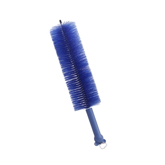 Flexible Bendable Feather Duster for Ceiling Fan Cleaning, 11.8in Multi-functional Handheld Dusting Brush, Washable Household Cleaning Supply Tool Blue