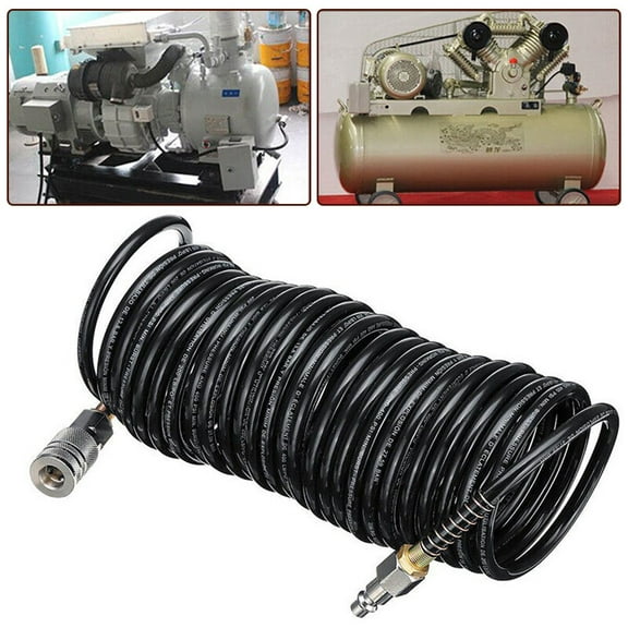 Flexible Black Air Compressor Hose Line for Quick Connection & Durability In
