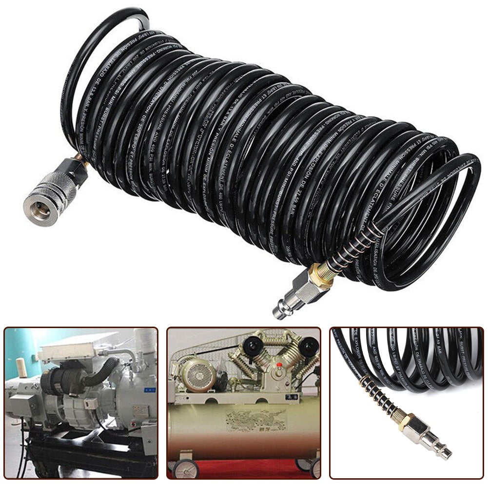 Car Air Pump Extension Hose – 9.84 Ft Rubber Hose, Universal Fit For Air Compressors, Cars, Motorcycles