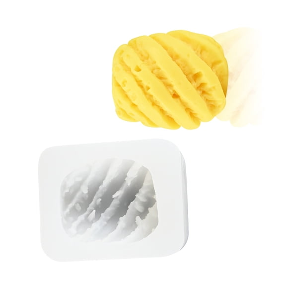 Flexible Bromeliad Molded Elastomer Baking Cast For Cake Deck Freezing Block Tray Flexible Kitchen Essential