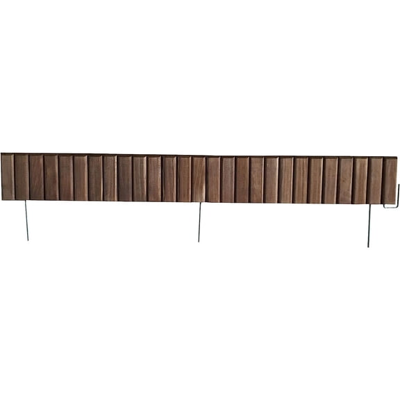 Flexible Brown Natural Lawn & Landscape Border Edging (8-Pack)