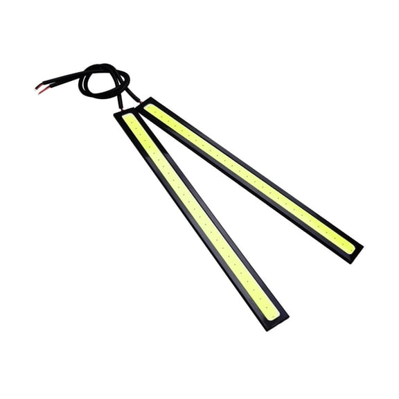 Flexible COB car daytime running light 17CM ultra bright car daytime running light LED daytime running light ultra-thin waterproof DC12V, 2-piece set