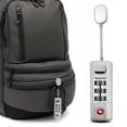 thumbnail image 1 of Flexible Cable Case Lock (1-Pack) - TSA Approved Silver Combination Padlock for Savior, Voodoo, 5.11 & Blackhawk Soft Rifle Cases - Secure Zipper Pulls for Range Bags & Backpacks, 1 of 7
