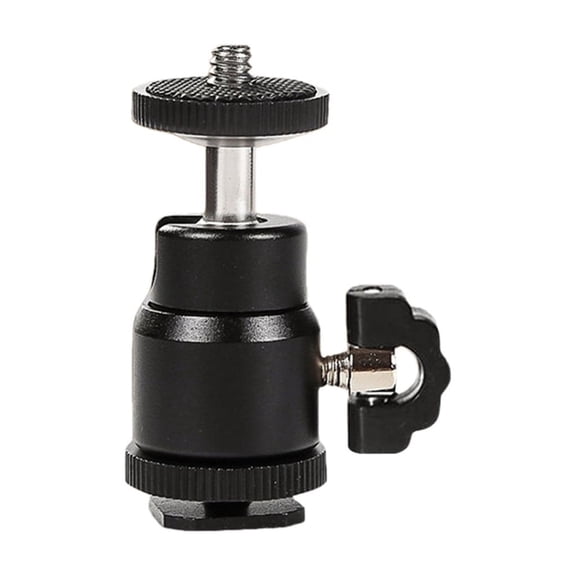 Flexible Camera Cold Shoe Mount Holder 1/4 Screw and 3/8 link for DSLR Cameras