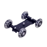 Flexible Camera Dolly Slider Compatible with Various Cameras and Accessories