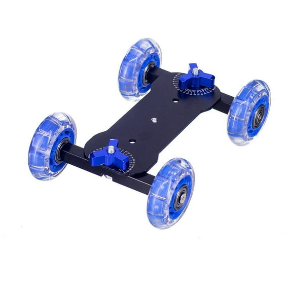 Flexible Camera Dolly Slider Compatible with Various Cameras and Accessories