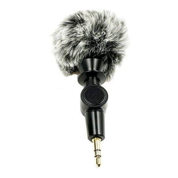 Flexible Camera Microphone 3.5mm Omnidirectional Microphone for DSLR Cameras Camcorders Recorder Smartphones