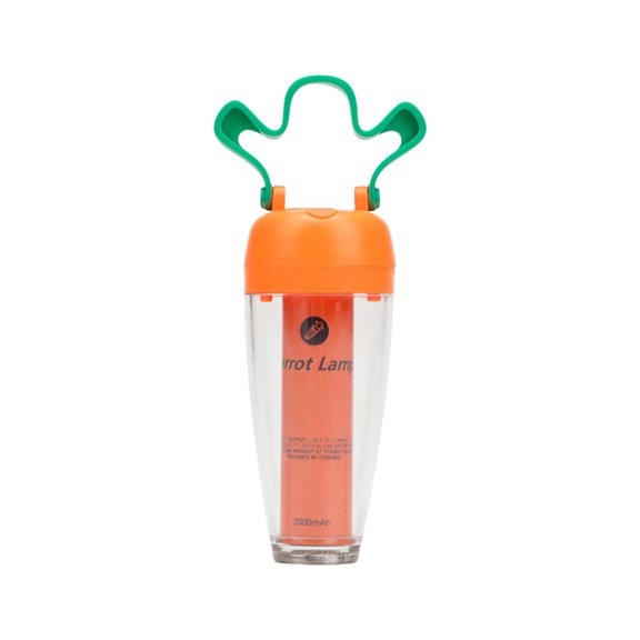 Flexible Carrot Molded Lamp Double Use As Suspended Light Otherwise Desk Lamp Morning Action IPX4 Impermeable