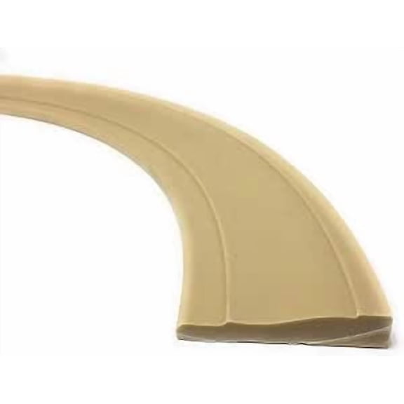 Flexible Casing Molding: 11/16" Thick x 3.25" Wide - PRE Curved for Half Round Windows 57" to 66" Diameter
