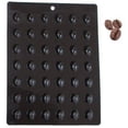 thumbnail image 1 of Flexible Chocolate Mold: Coffee Bean, 42 Cavities, 1 of 1