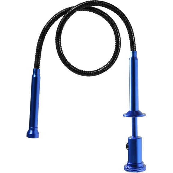 Flexible Claw Grabber Pickup Tool28.4 in Claw Grabber Tool with LED Light Grabbing Tool Claw Grabber Pickup Tool for Litter Pick Home Sink Drain and Metal Small Items (Blue)
