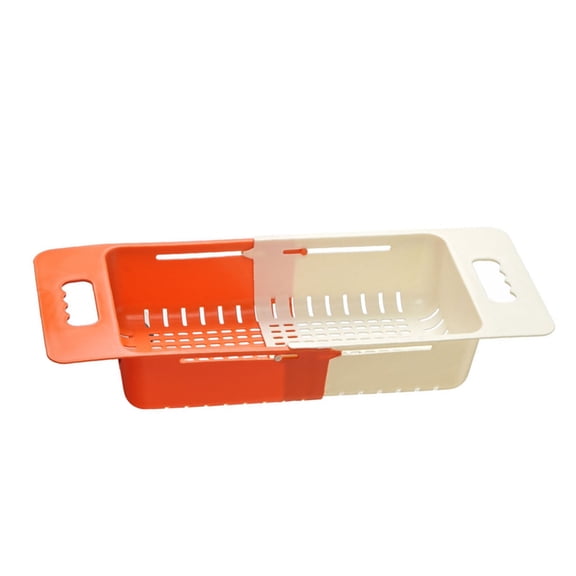 Flexible Colander Expandable Over Sink Extendable Food Safe Wash Fruit Basket