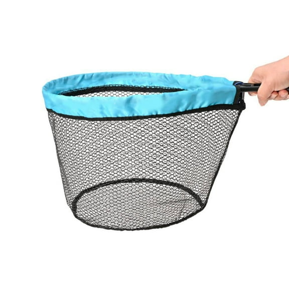Flexible Collapsible fly fishing net catch release trout hand net Grab Basket