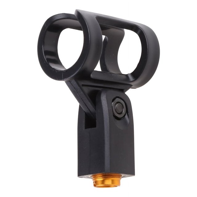 Flexible Copper Threading Universal Microphone Clip Mic Stand Adapter