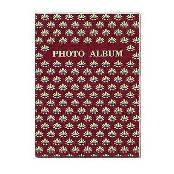 Flexible Cover Series Bound Photo Album, Designer Color Covers, Holds 24 5x7" Photos, 1 Per Page. Color: Burgundy.