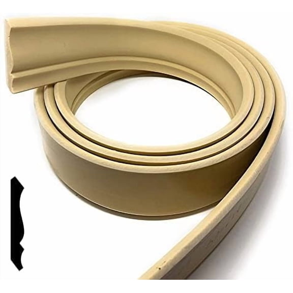 Flexible Crown Molding #WM49: 9/16" x 3-5/8" face/Diagonal - 12' feet Long (144" Long) - for Gentle Curves and Straight Runs$$Tools & Hardware Other