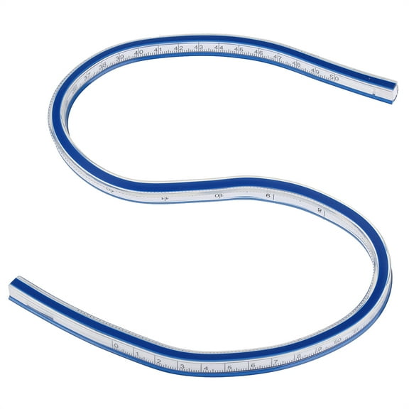 Flexible Curve Ruler Measurement Tool for Drawing Painting Graphics and Garment Design (50cm)