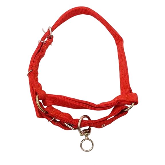 Flexible Customizable Livestock Headgear Engineered For Cattle Small Horses Featuring Strong Metal Attachments