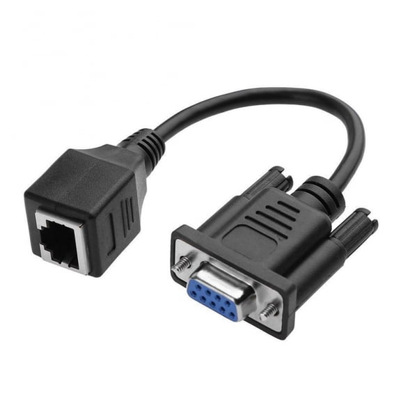 Flexible DB9 9-Pin Serials Port Female/Male to RJ45 Cable DB9 to RJ45 Adapter Cable Connect Different Devices with Ease