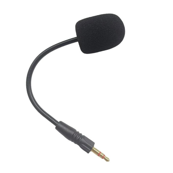 Flexible Detachable Boom Microphone For Gaming Headphones for Communication Noise Cancelling Easy Installation