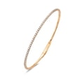 thumbnail image 1 of Flexible Diamond Bangle Bracelet 1.00 ct 14k Rose Gold | Artisan Carat, 1 of 7