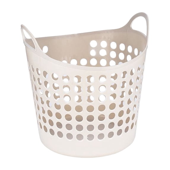 Flexible Dirty Laundry Basket Breathable Cut Out Portable Storage Organizer For Home Bathroom A For Adults