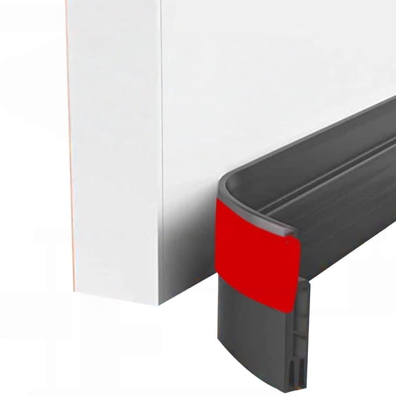 Flexible Door Draft Stopper Seal Strips For Temperature Control Dustproof Barrier Under Door Sweeps Adhesive