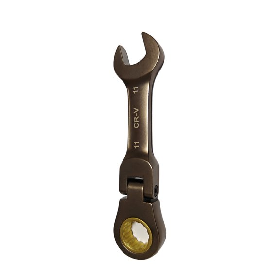 Flexible Double Head Ratcheting Wrench Ratcheting Combination Wrench Tooth Gears Open Ended Wrench for Car Repair Hand Tool