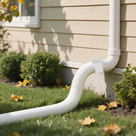 Flexible Downspout Extension Pipe Weather Resistant Telescopic Gutter Rainwater Drain Spout Adjustable Bendable Foundation Runoff Diverter for Residential Yard Garden Outdoor Drainage