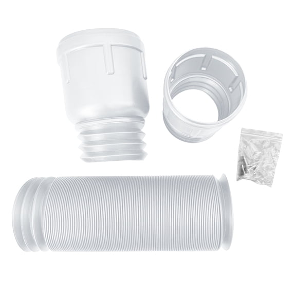 Flexible Downspout Extension Roof Trough Rain Gutter 80/100mm Circular Rain Trough Downspout Extension Group Own Spout Drain Extender