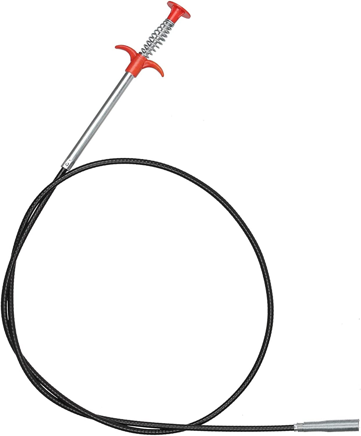 Flexible Drain Clog Remover Tool,Retractable Claw Retriever Stick,a