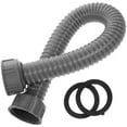 Flexible Drain Pipe 50cm Thread Drain Tubing Pipe Telescopic Drain Hose