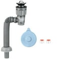 thumbnail image 1 of Flexible Drain Pipe, Bathroom Sink Drain with Trap Odor Proof, Adjustable, Kitchen Use Grey (1Pcs), 1 of 4