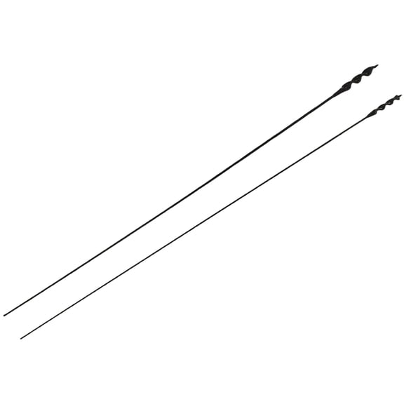 Flexible Drill Bit Kit - 3/4" & 9/16" x 54-Inch Spiral Drill Bits with Fish Eye Holes & Screw Tips - Fit for Pulling Wires Through Walls, Ceilings & Sidewalks$$Tools & Hardware Other