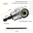 thumbnail image 1 of Flexible Drill Extension Hex Shank Drill Nut Driver Bit Set, Bendable Drill Bit,Universal Socket Adapter Set, 1 of 6