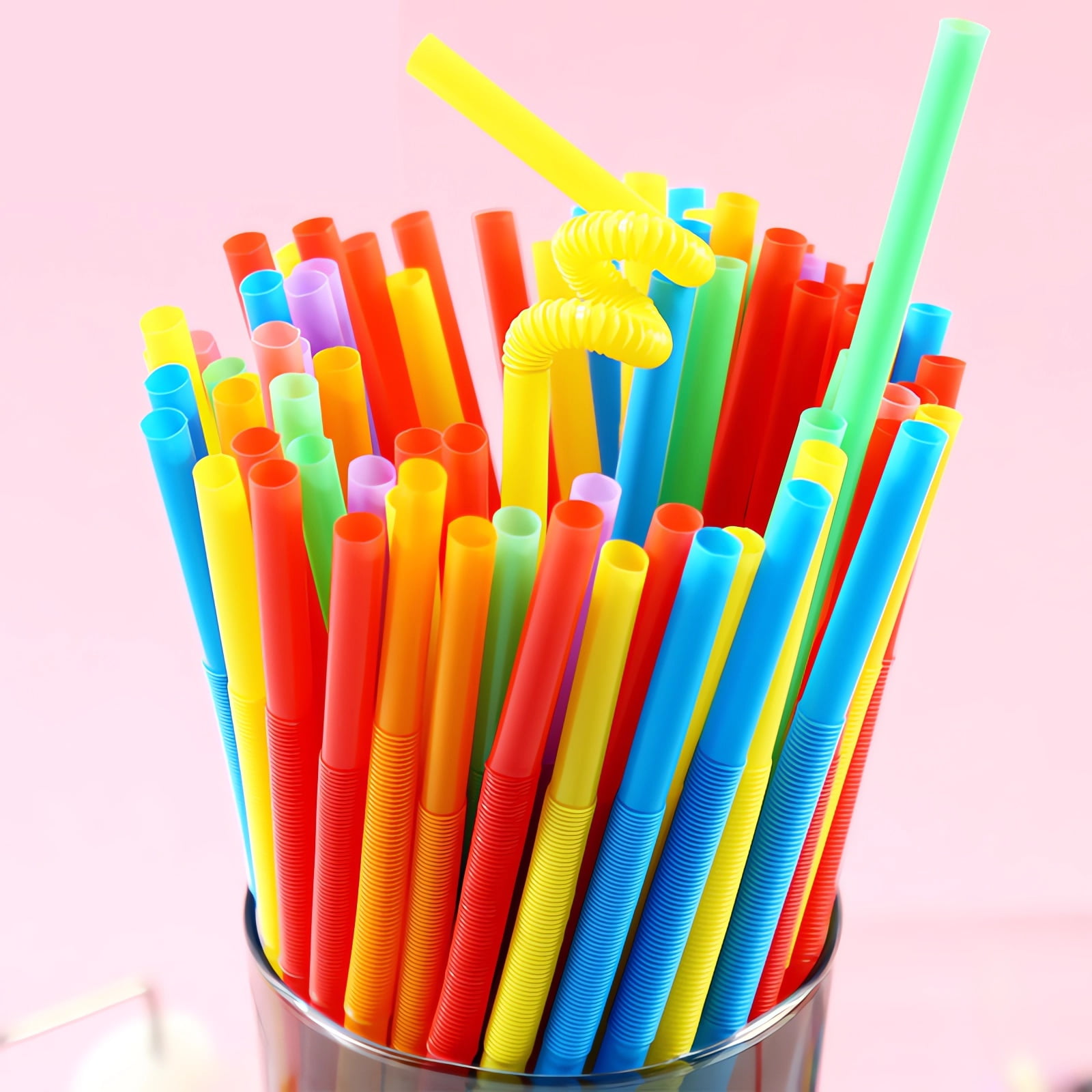 Straw, Reusable Plastic Straws, Flexible Straws, Drinking Plastic Straw  With Covers , Bendable Straws, Kitchen Gadgets, Cheap Items, Chrismas  Halloween Party Supplies - Temu