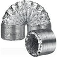 thumbnail image 1 of Flexible Ducting With Six-Layer Thickness, Light-Proof Noise Reduction For Multi-Purpose Use In Hvac Systems, Bedrooms, Bathrooms, Kitchens (100mm*2m), 1 of 5